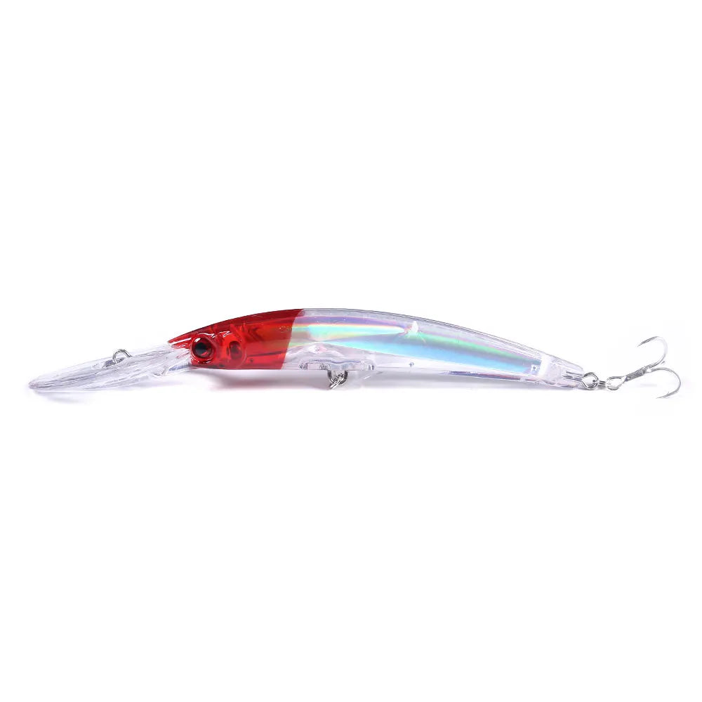 Hengjia 1 Pcs Minnow Fishing Lures 17cm  23g Quality Laser Wobblers 3D Lifelike Eyes Bass Pike Bait Artificial Pesca Hard Bait