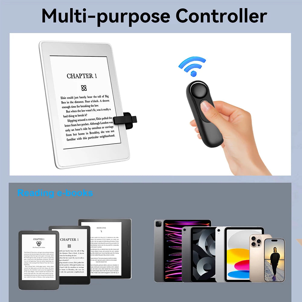 Remote Control Page Turner RF Page Turner Clicker Camera Camcorder Remote Controls Clicker Page Turner for Kindle Accessories