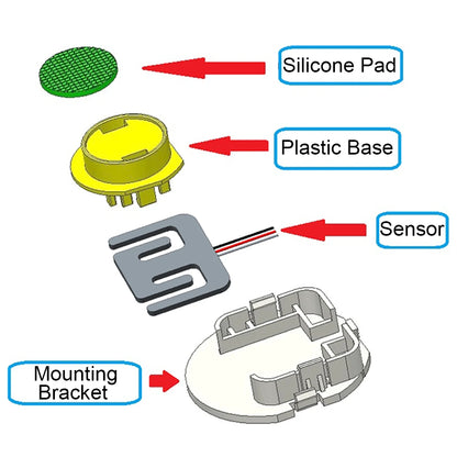 50kg Load Cell Weight Sensor 50kg loadcell Half-bridge Strain Gauge Human Body Scale Weighing Sensor for Arduino