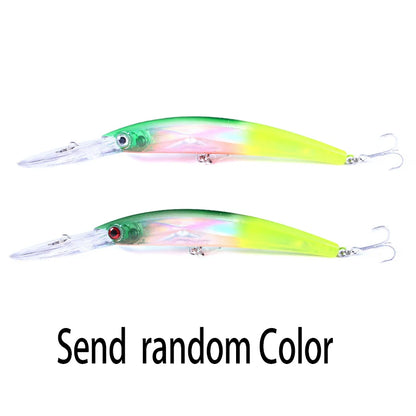 Hengjia 1 Pcs Minnow Fishing Lures 17cm  23g Quality Laser Wobblers 3D Lifelike Eyes Bass Pike Bait Artificial Pesca Hard Bait