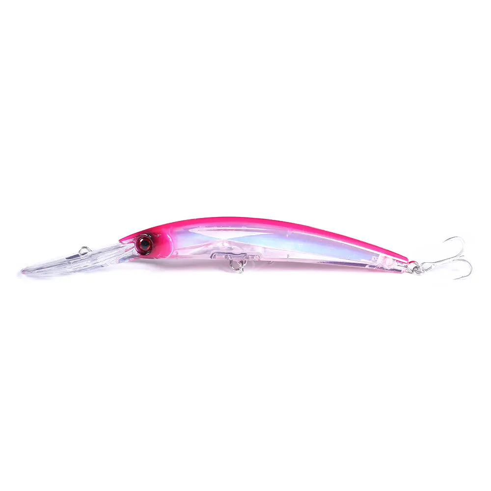 Hengjia 1 Pcs Minnow Fishing Lures 17cm  23g Quality Laser Wobblers 3D Lifelike Eyes Bass Pike Bait Artificial Pesca Hard Bait