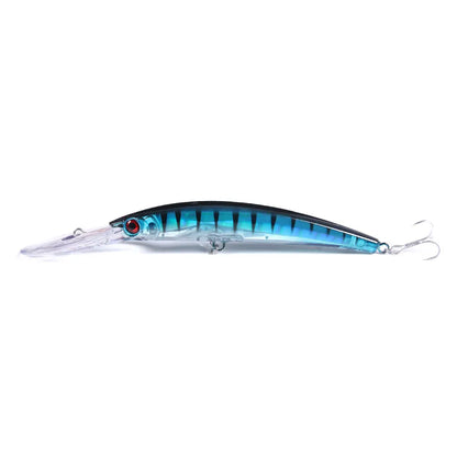 Hengjia 1 Pcs Minnow Fishing Lures 17cm  23g Quality Laser Wobblers 3D Lifelike Eyes Bass Pike Bait Artificial Pesca Hard Bait