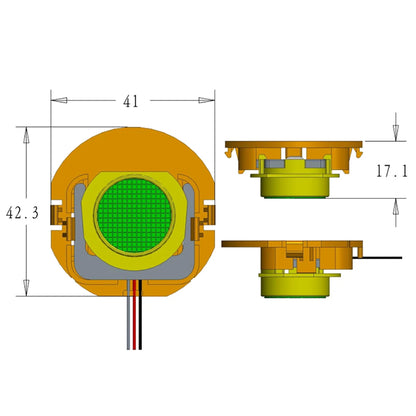 50kg Load Cell Weight Sensor 50kg loadcell Half-bridge Strain Gauge Human Body Scale Weighing Sensor for Arduino