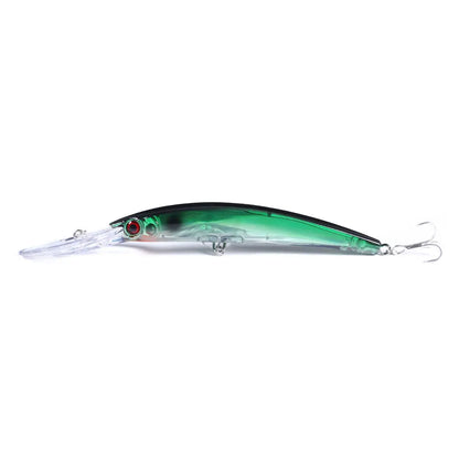 Hengjia 1 Pcs Minnow Fishing Lures 17cm  23g Quality Laser Wobblers 3D Lifelike Eyes Bass Pike Bait Artificial Pesca Hard Bait