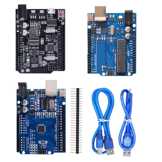 UNO R3 Official ATMEGA16U2 / UNO+WiFi R3 MEGA328P Chip CH340G For Arduino UNO R3 Development Board WeMos ESP8266